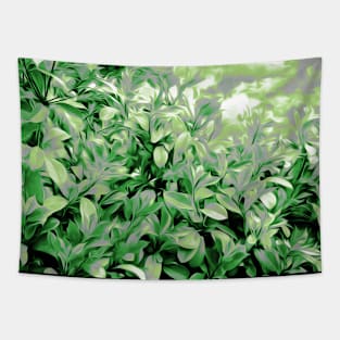 Aromantic Pride Painted Flowering Bushes Tapestry