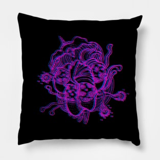 Squid Psychodelic Pillow