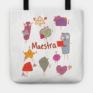 Maestra kawaii shapes Tote