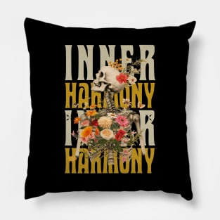 Inner Harmony - Yoga Skeleton Pillow