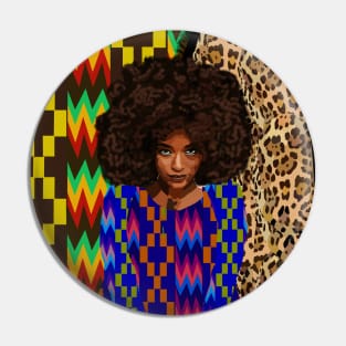 African Beauty Pin