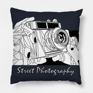 Street Photography Pillow