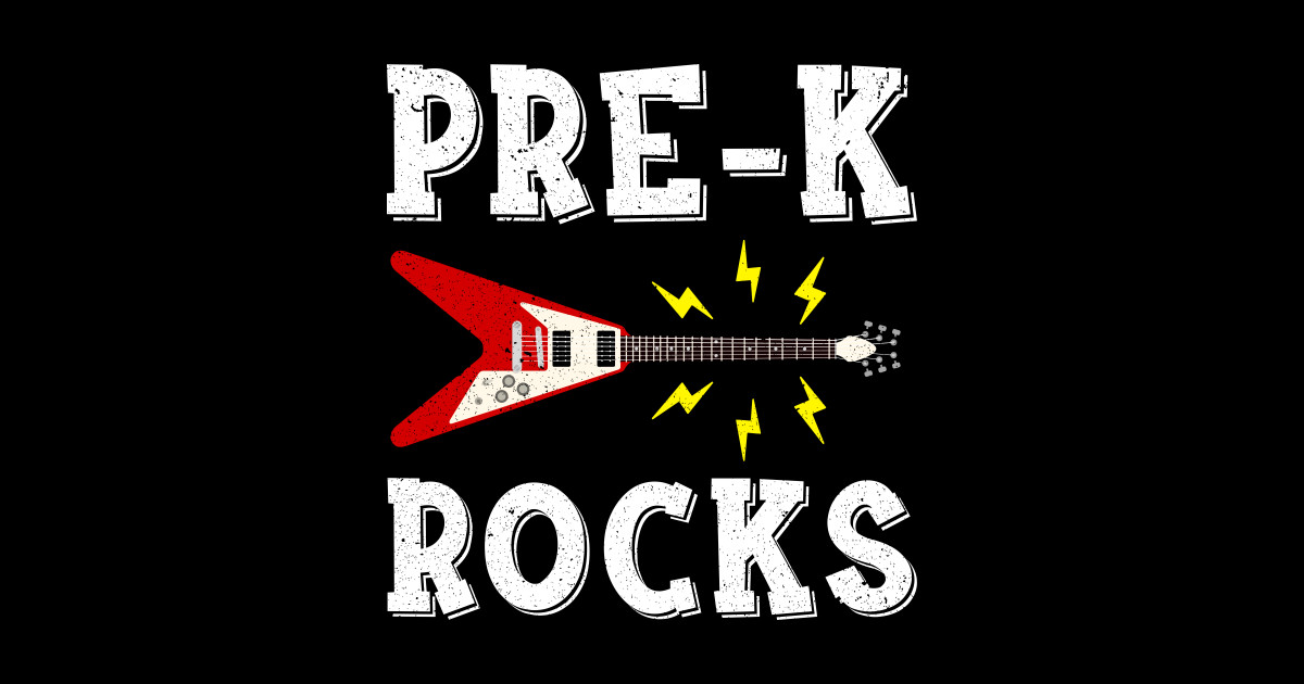 Pre k Rocks Teacher Student Kid Back To School - Pre K Rocks Back To ...