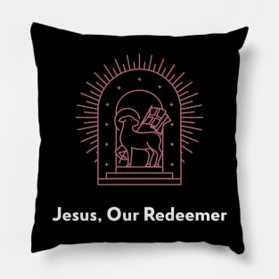 Jesus, Our Redeemer Pillow