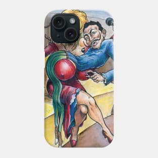 Dolly Meets Dali Phone Case