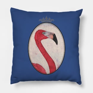 Royal Flamingo King Pillow