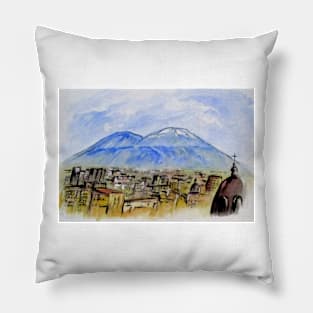 Snow Capped Vesuvio Pillow