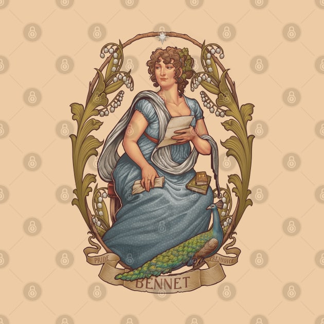 LIZZIE BENNET  - PRIDE AND PREJUDICE by Medusa Dollmaker