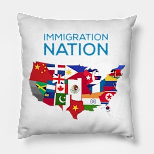 USA Immigration Nation Pillow