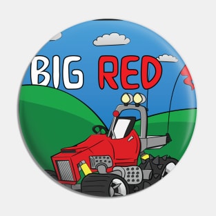 Big Red Truck Pin