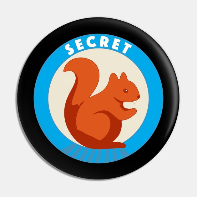 Secret Squirrel Pin by Skywalking Through Neverland