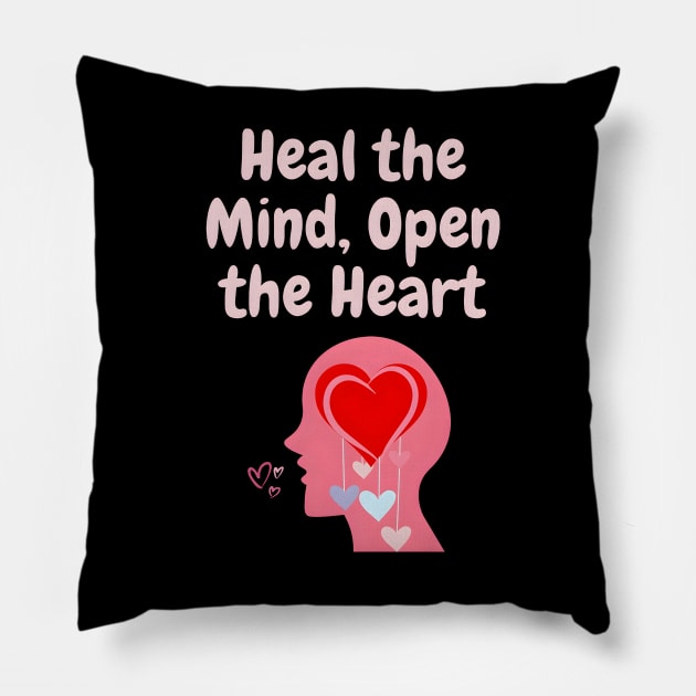 Mental health Pillow by Double You Store