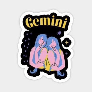 Gemini Zodiac Star Sign Horoscope Astrology Magnet