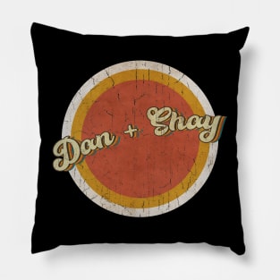 circle vintage Dan + Shay Pillow