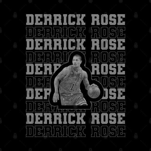 Derrick rose | Retro by Aloenalone