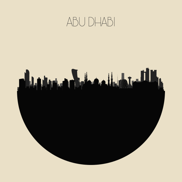 Abu Dhabi Skyline by inspirowl