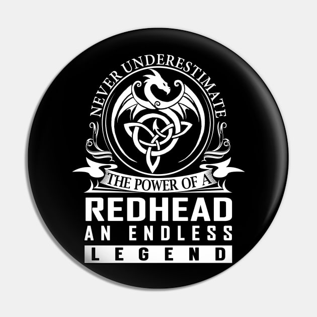 Never Underestimate The Power of a REDHEAD Pin by RenayRebollosoye