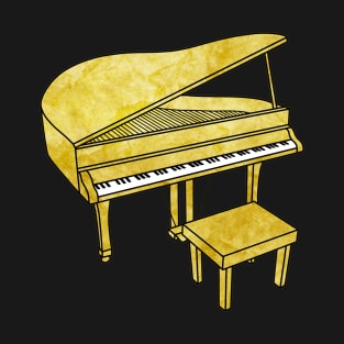 Gold Piano T-Shirt