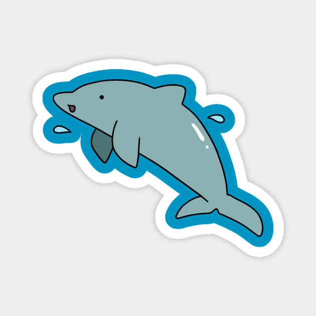 Dolphin Splash Magnet by saradaboru