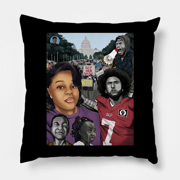 Breonna Taylor Pillow by TreTre_Art