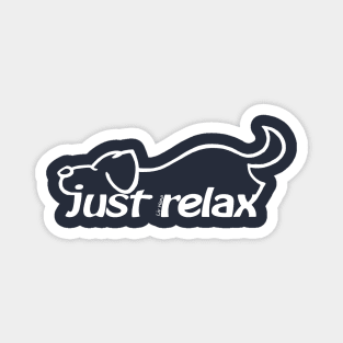 Kopie von Sleeping dog - Just relax Magnet