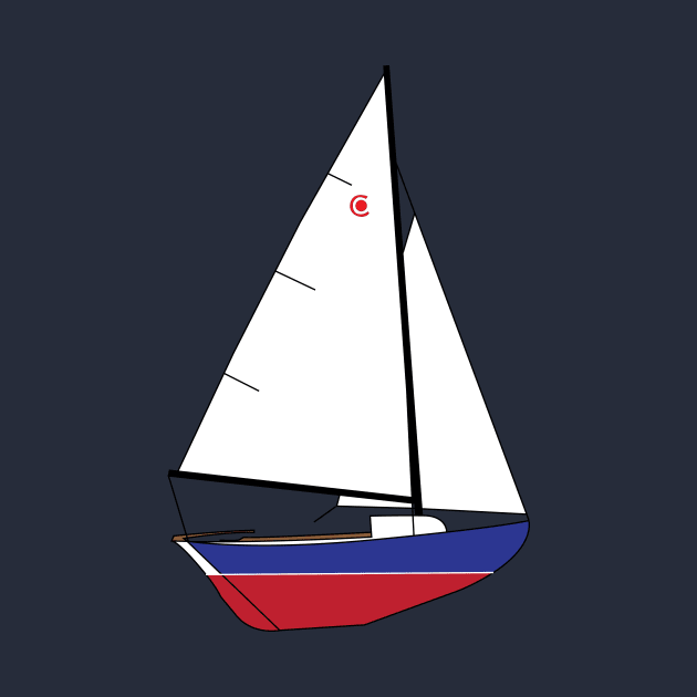 Bullseye Sailboat by CHBB