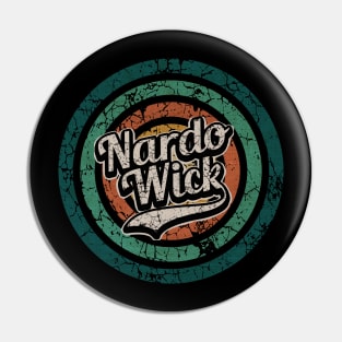 Nardo Wick // Retro Circle Crack Vintage Pin