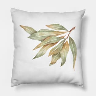 Green leaves Pillow