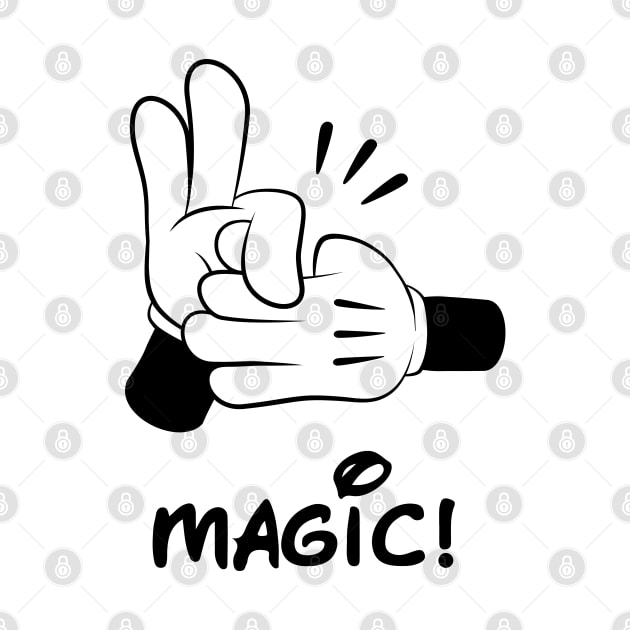 Magic! - Front and Back Graphic by Silly Billy's  T-shirt Emporium