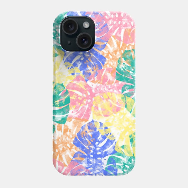 Monstera Tropical Jungle Phone Case by ruifaria