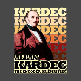 Allan Kardec - illustration of the Spiritism encoder T-Shirt