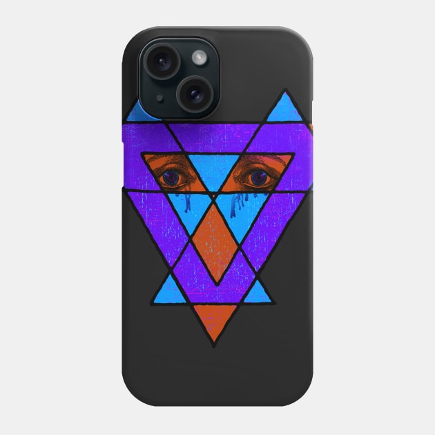 Eyes Crying Western Tribal Phone Case by ddtk