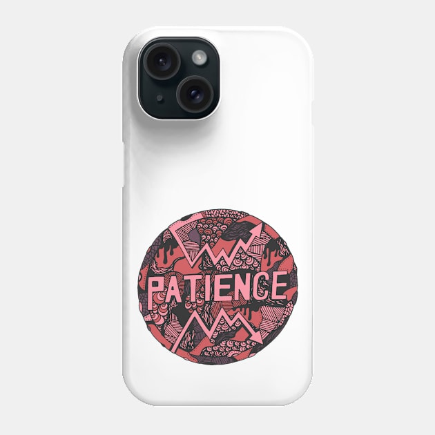 Ambrose Circle of Patience Phone Case by kenallouis