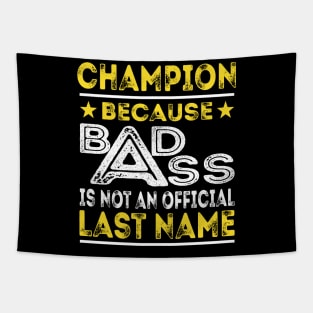 CHAMPION Tapestry