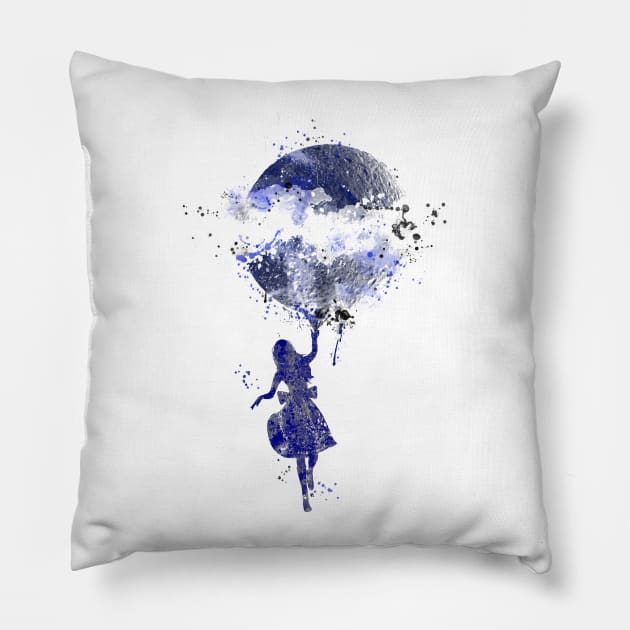 Alice in wonderland Pillow by RosaliArt