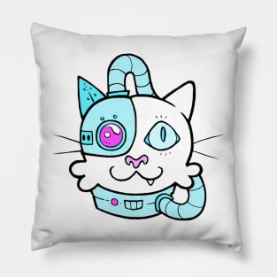 Cyborg Kitty Pillow