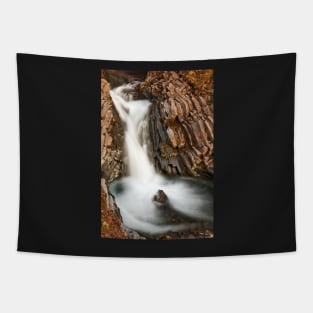 Volcano Clock Falls Tapestry