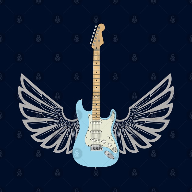 Guitar Wings S-Style Electric Guitar by nightsworthy