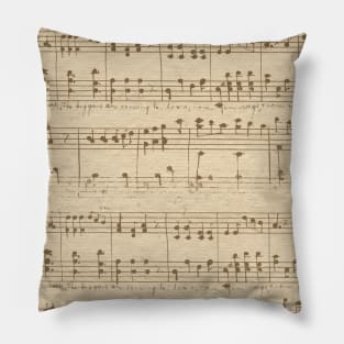 Vintage Music Pillow