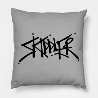 Skiddler Chest Black Pillow