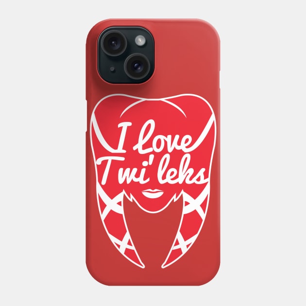 I LOVE TWI´LEKS Phone Case by MatamorosGraphicDesign