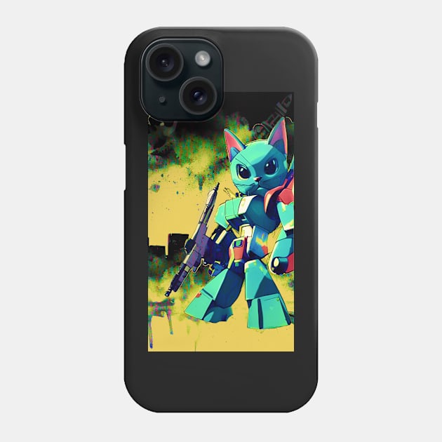 Feline Final Showdown Phone Case by DarkwingDave