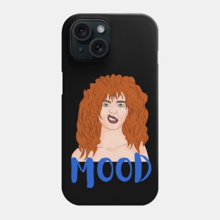 Mood. Red-haired girl Phone Case