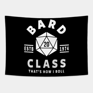 BARD CLASS, DUNGEON GAME MASTER DRAGONS DICE GAME DND D20 D&D DM Tapestry