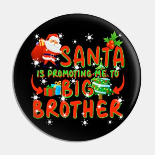 Promoted To Big Brother Christmas Pin