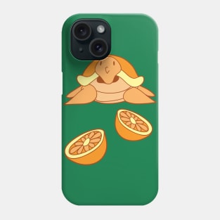 Orange Citrus Turtle Phone Case