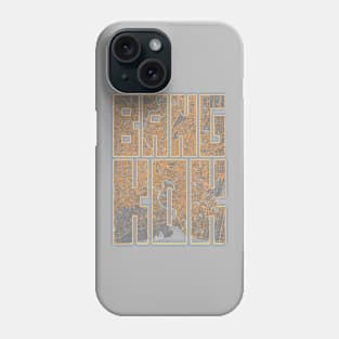 Bangkok, Thailand City Map Typography - Bauhaus Phone Case