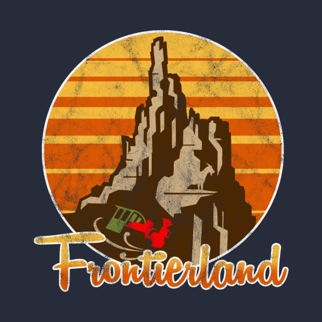 Frontierland / Big Thunder Mountain Vintage 70s (Distressed) by kruk