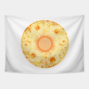 Thanksgiving Physalis Abstract Happy Autumn Season Tapestry