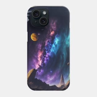 Galaxy in a jar Phone Case